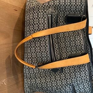 Coach tote can be used as a diaper bag